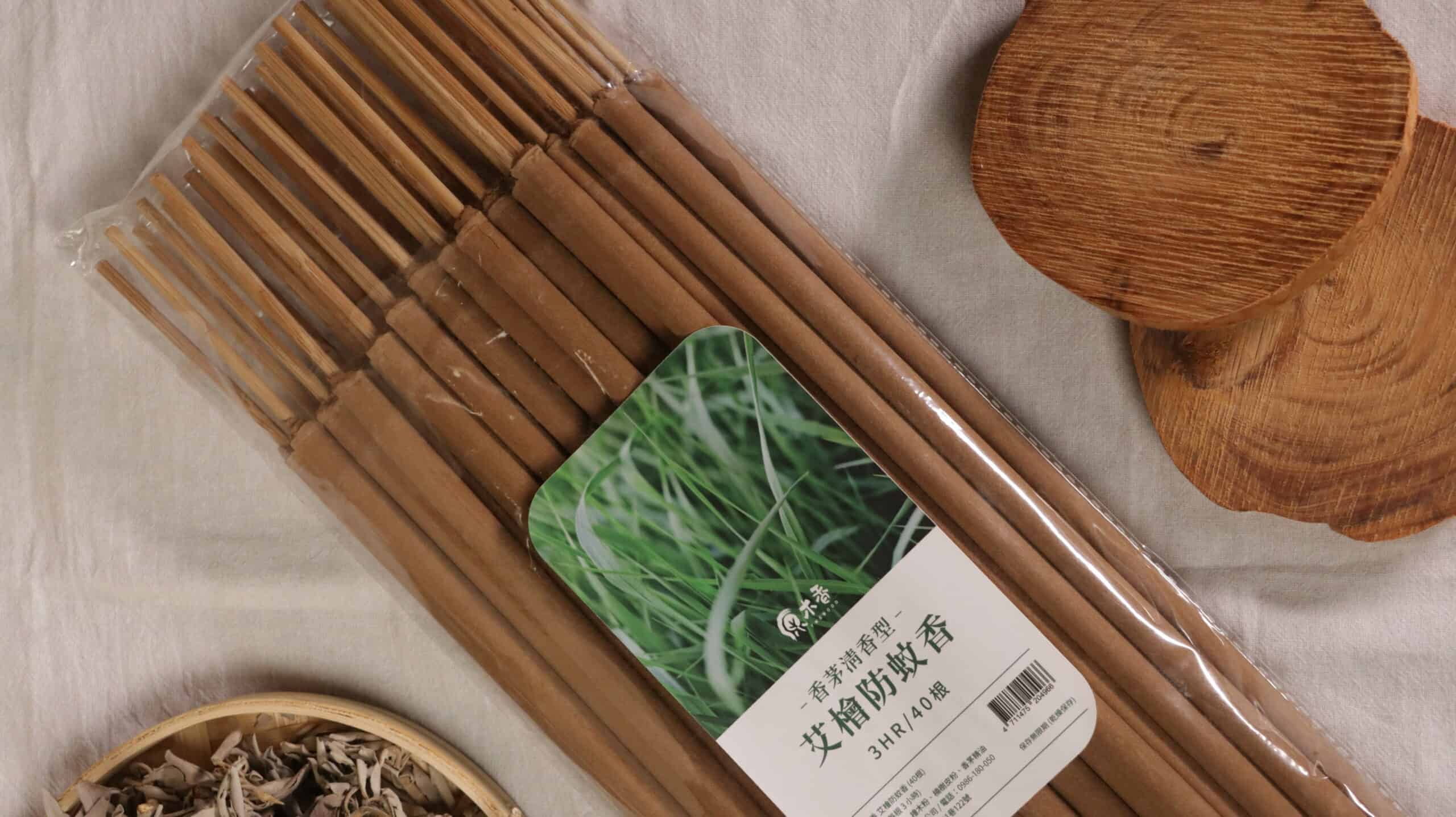 原木香/天然艾草檜木薰香棒